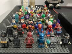 Lego Batman, Superman , Spiderman, Doctor Strange etc minifigures