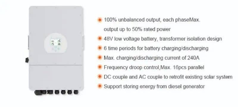 DEYE HYBRID 12KW INVEREX NITROX. Imported from GERMANY. 8