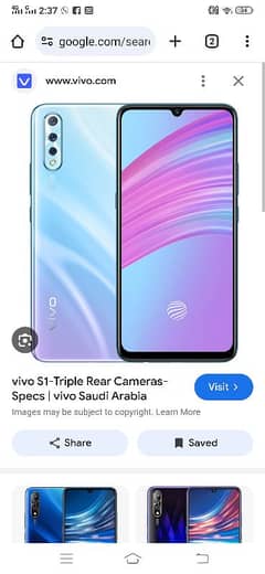 vivo s1 just box open