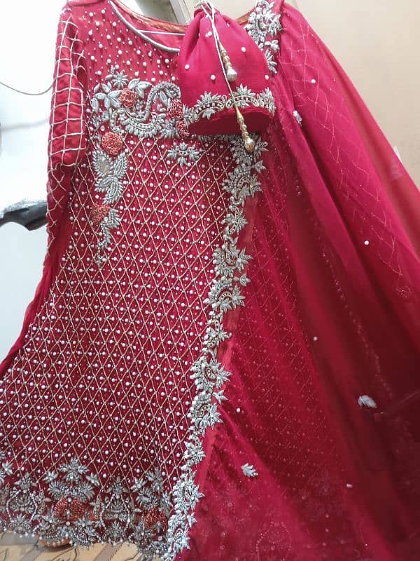 Bridal dress with jwellary 7