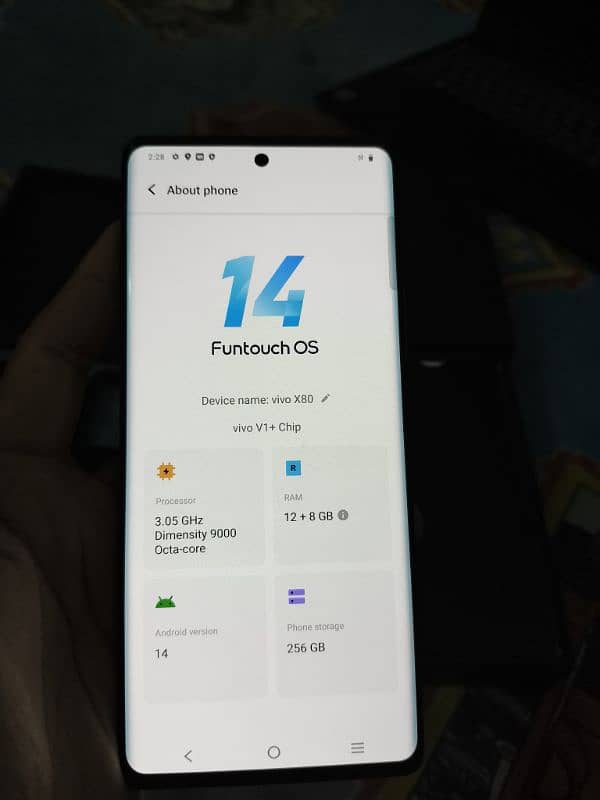 Vivo X80 5g 12/256gb With Complete Box 6