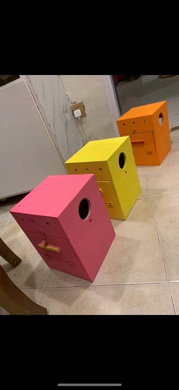 love birds boxes 1