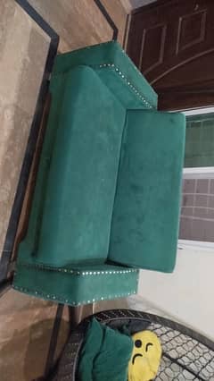 sofa bed green velvet