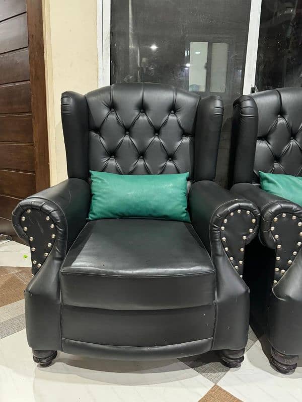 big chair leather quilted 4