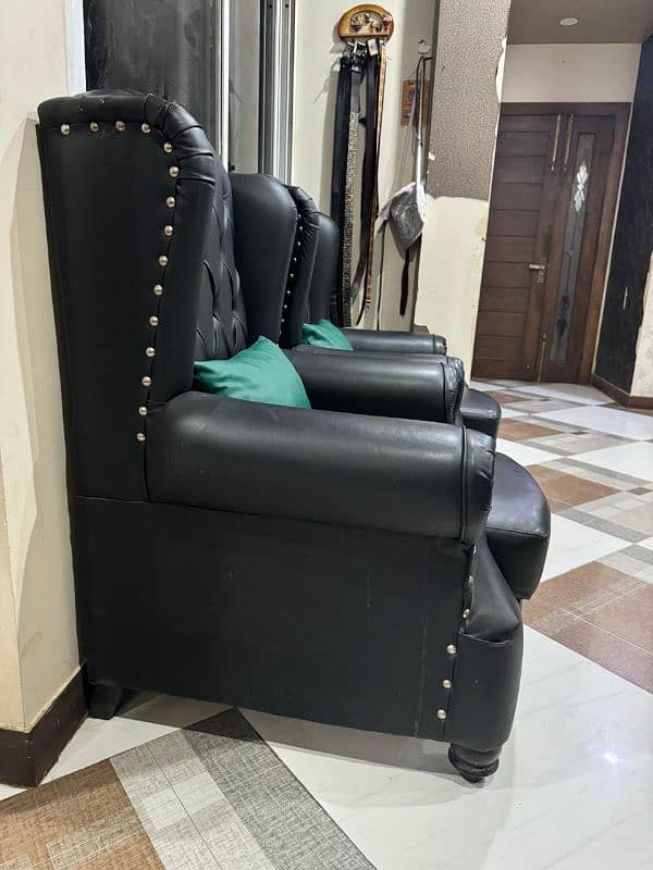 big chair leather quilted 5