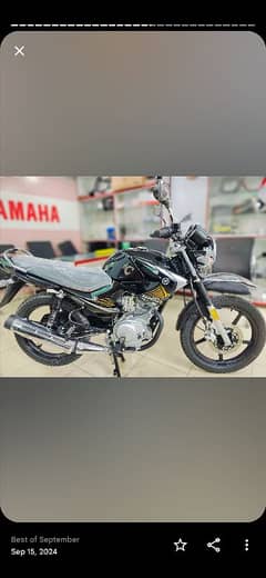 Yamaha YBR G BLK colour