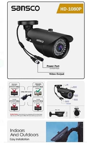 SANSCO SMART HD CCTV CAMERA SYESTEM COMPLEET SET IMPORTED 1