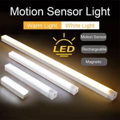 50 CM, 3 Color Motion Sensor night light Rechargeable Closet Lighting,