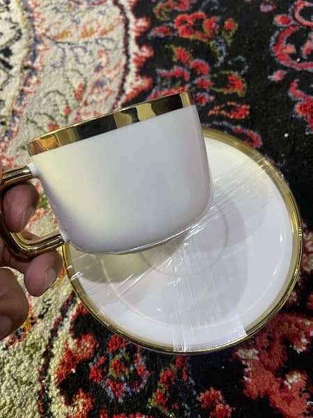 12pcs imported cup saucer 2