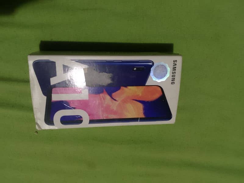 Samsung A10 with only box 0