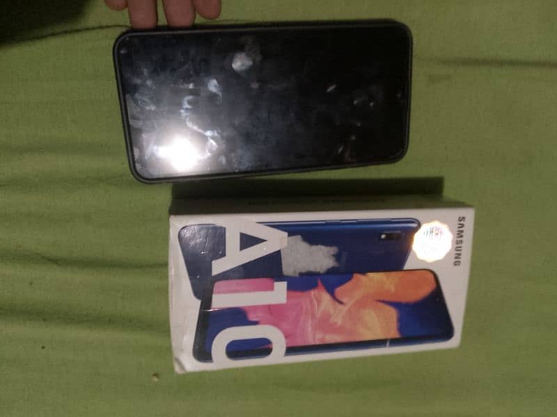 Samsung A10 with only box 1