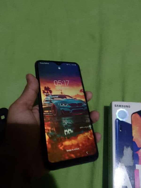 Samsung A10 with only box 2