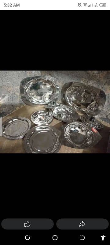 Stainless steel dinner set 0