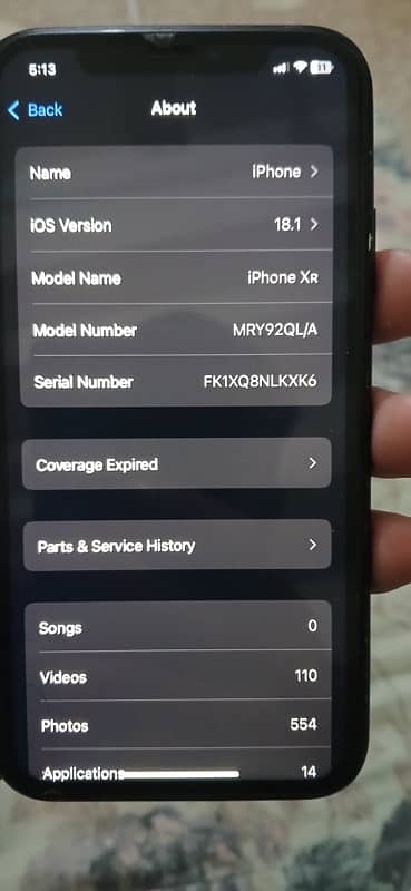 iPhone XR 128gb PTA approved urgent sale 0