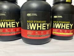 Gold standard whey protein.