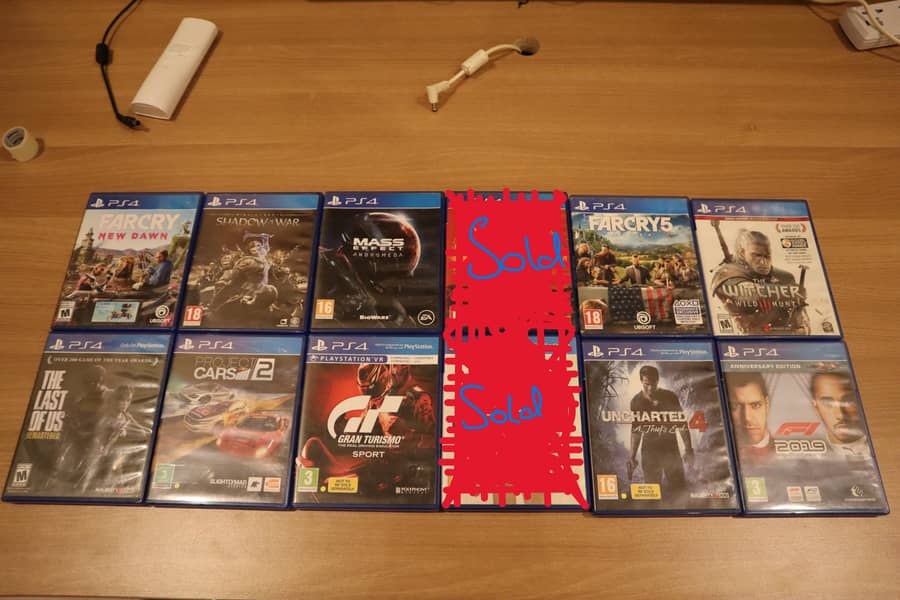 Rarely Played PS4 Pro Games Collection. Separate Price Also Mention 0