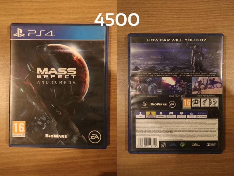 Rarely Played PS4 Pro Games Collection. Separate Price Also Mention 7