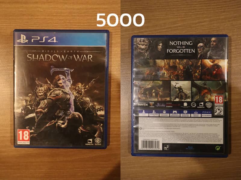 Rarely Played PS4 Pro Games Collection. Separate Price Also Mention 9