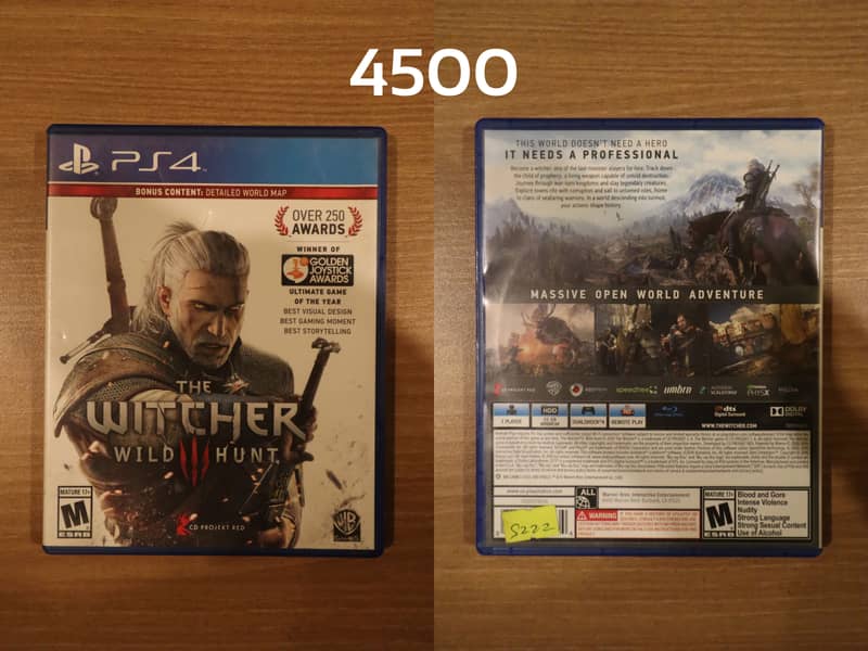 Rarely Played PS4 Pro Games Collection. Separate Price Also Mention 11