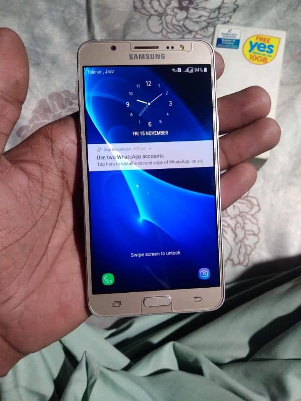 SAMSUNG J7/6 Mobile 2/16 with Box no open repair 10/10.03099547046 . 15