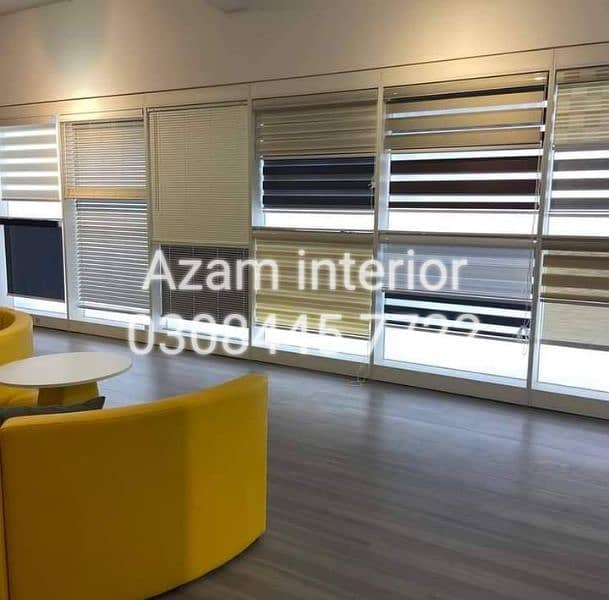 Roller zebra shutter fitting blind bamboo Roller flooring tinted glass 9