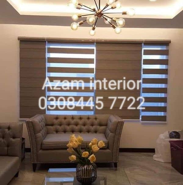 Roller zebra shutter fitting blind bamboo Roller flooring tinted glass 10