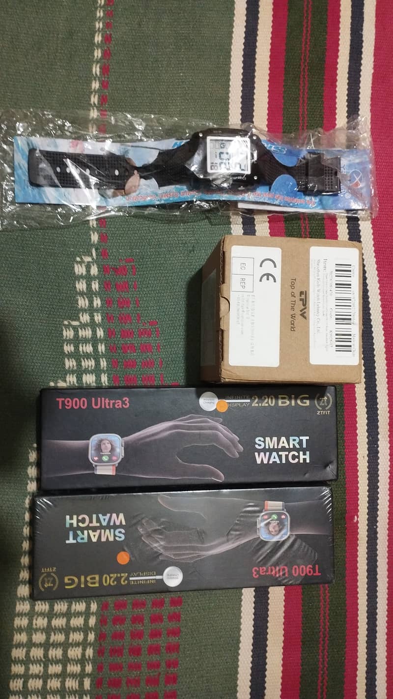 Smart watch t900 ultra 3 & Sport watch 15