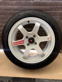 TE 37 concave 15 inch with 185 55 r15 tyres