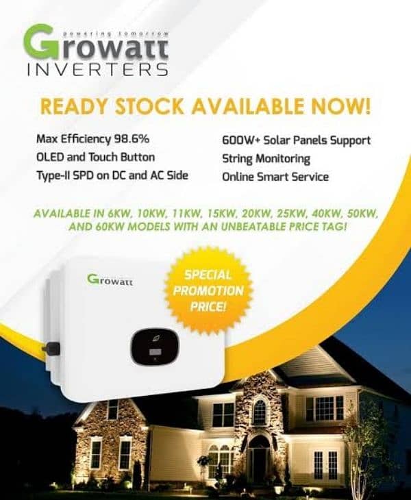 growatt 10kw 15kw ongrid inverter 1