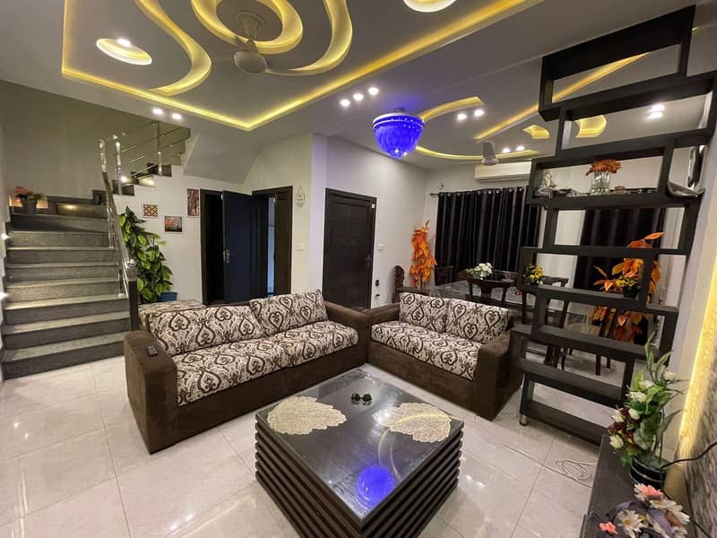 5 Marla Brand New Luxury Designer Furnished House Available For Rent In Bahria Town Phase 8 Rawalpindi 1