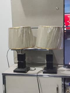 table lamps pair