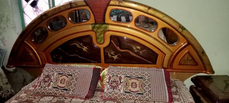 master size bed and two drawz for sale 0