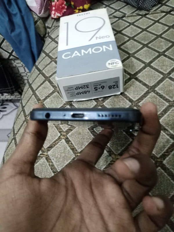 tecno camon 19 neo 6+6 128 with box all okay h urgent sale only cash 0