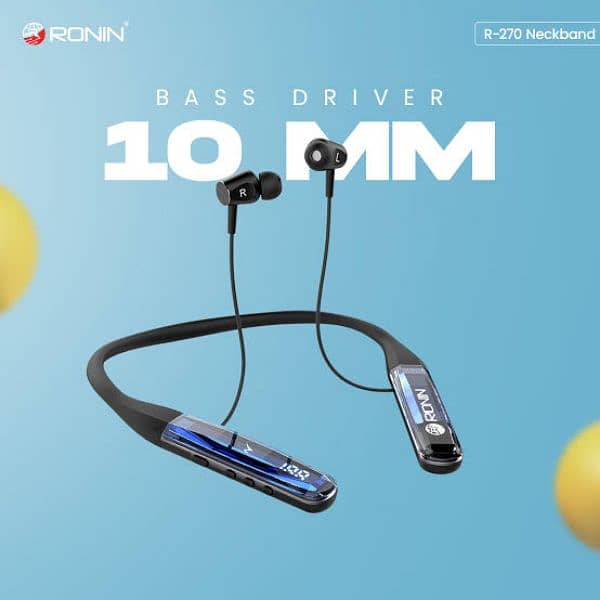 Ronin Brand New neckband with digital display 0