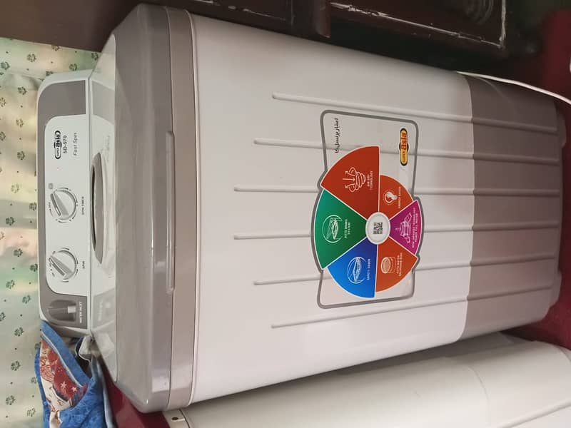 Super asia model washing machine and dryer just like new only 6 month 3