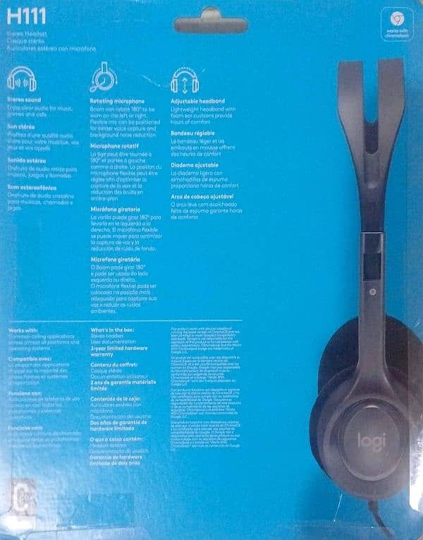 Brand New H 111 logitech Headset 1