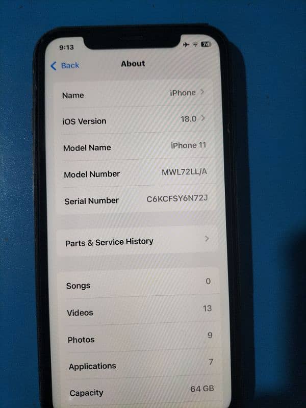 iPhone 11 JV 64 GB Sim Working 2 months 6