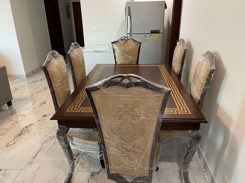 6 chair new dining table for sale 1