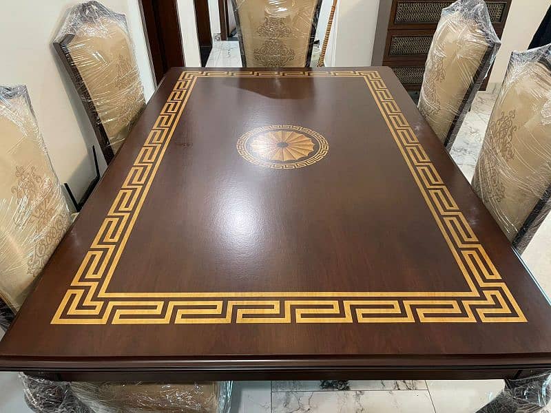 6 chair new dining table for sale 3