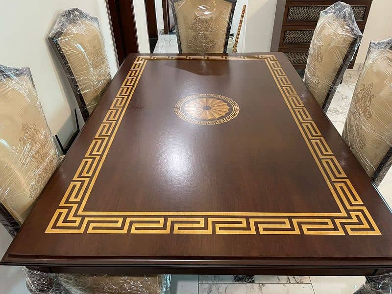 6 chair new dining table for sale 4