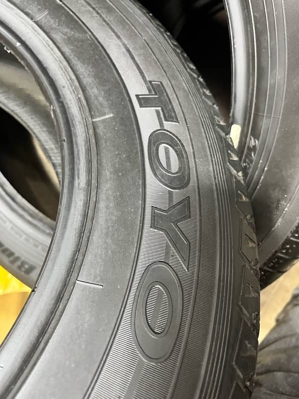 175-80-15 Toyo made in japan 3 tyres used 4