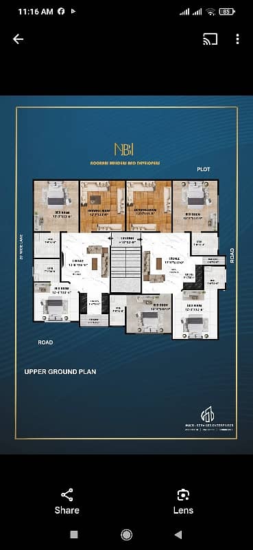 A Prime Location 1275 Square Feet Lower Portion Has Landed On Market In PECHS Block 2 Of Karachi 7