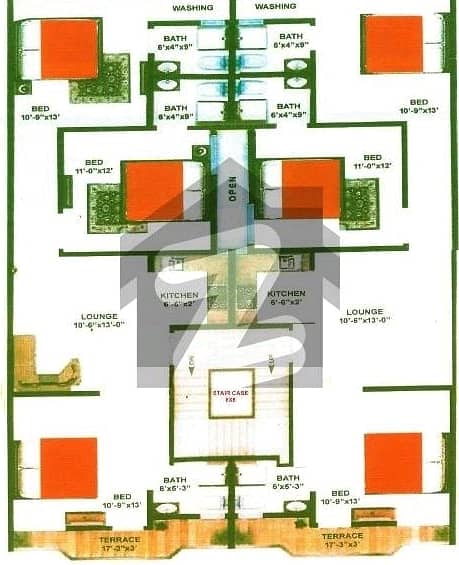 Booking Available  In PECHS Block 2 Upper Portion Sized 100 Square Yards For Sale 1