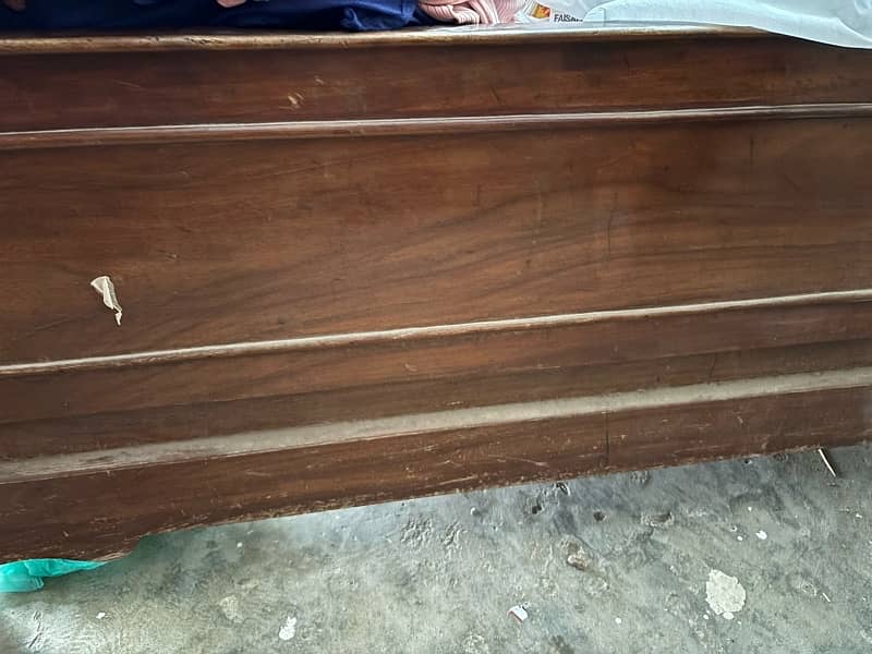 double bed for sale made with pure wood 0