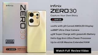 Infinix Zero 30 4g in warranty till February 2025