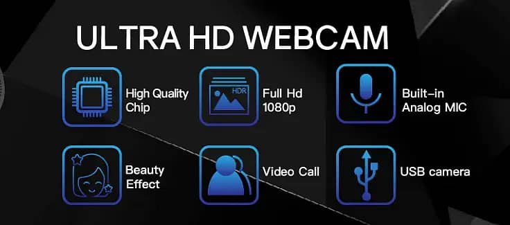 1080P Full HD Webcam -W2 4