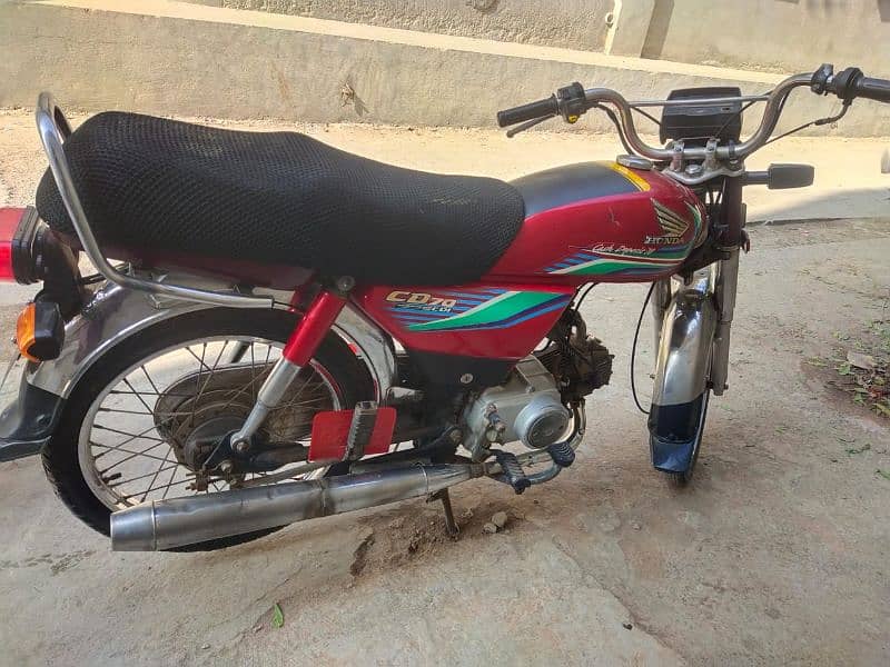 Honda cd 70 2017 model good condition All documents clear 03217699114 5