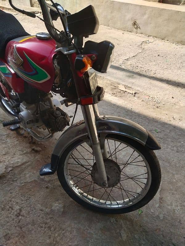 Honda cd 70 2017 model good condition All documents clear 03217699114 6