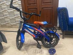 kids bicycle with supporting wheels