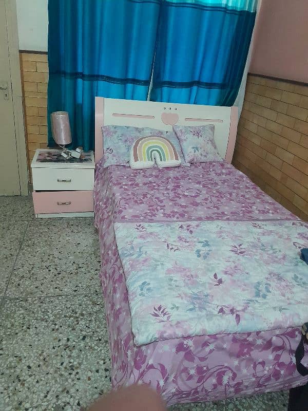 single bed and study table for girls 1